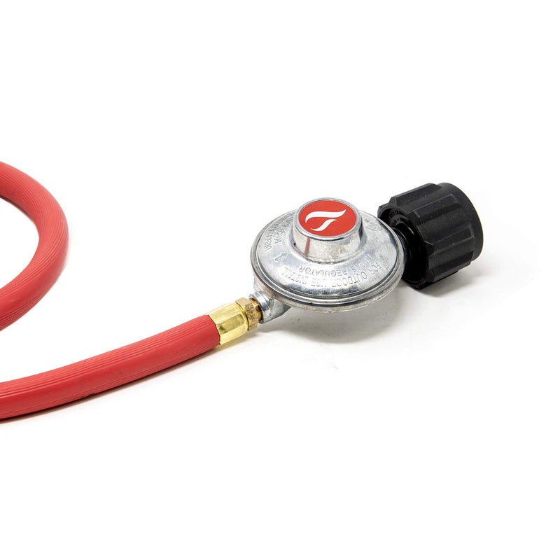 GasOne Gas One 2102 New Improved 6 ft Low Pressure Propane Regulator and Hose Connection Kit for LP/LPG Most LP/LPG Gas Grill, Heater and Fire Pit Table,Brown/A - Image 3